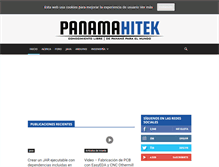Tablet Screenshot of panamahitek.com